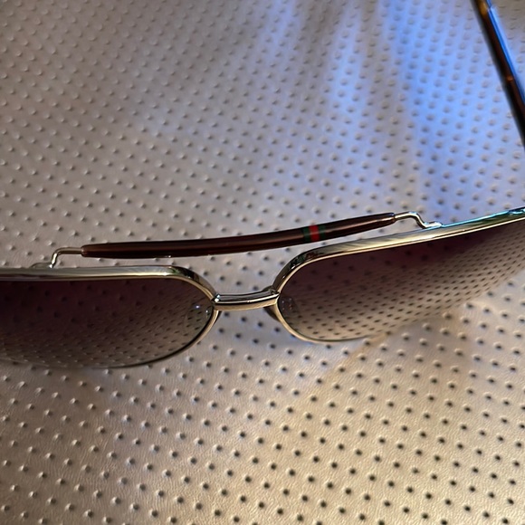 Authentic Gucci Gold Rim Gladiator Sunglasses - Picture 11 of 16